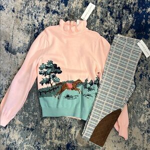 Janie and Jack Pink and Blue Kids Matching Set
